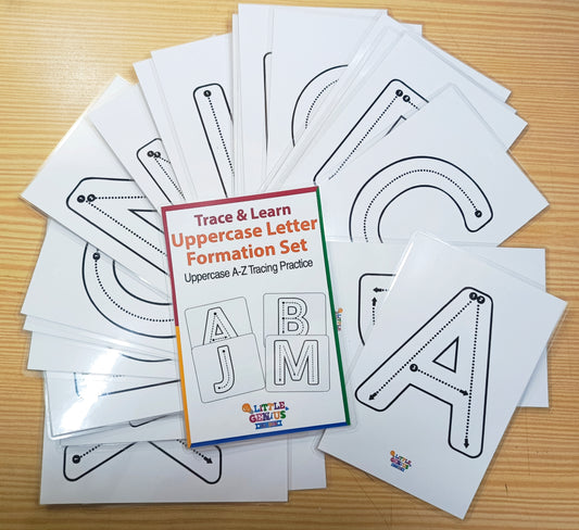 Trace And Learn Uppercase Letters Formation with Marker Included