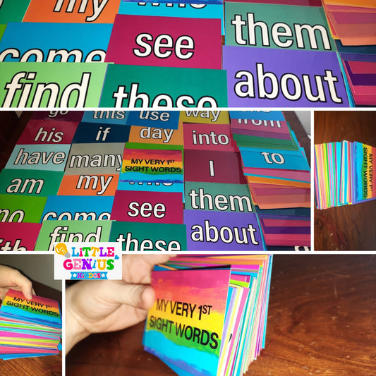 70+ English Sight Words Flashcards