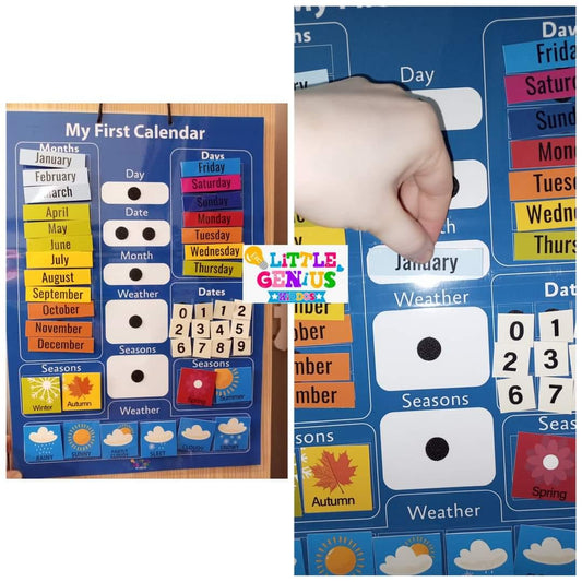 Calendar Activity Chart (Blue)