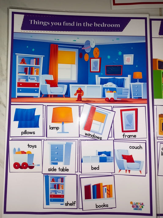 Things I Find – Velcro-Based Busybook Activity Sheets