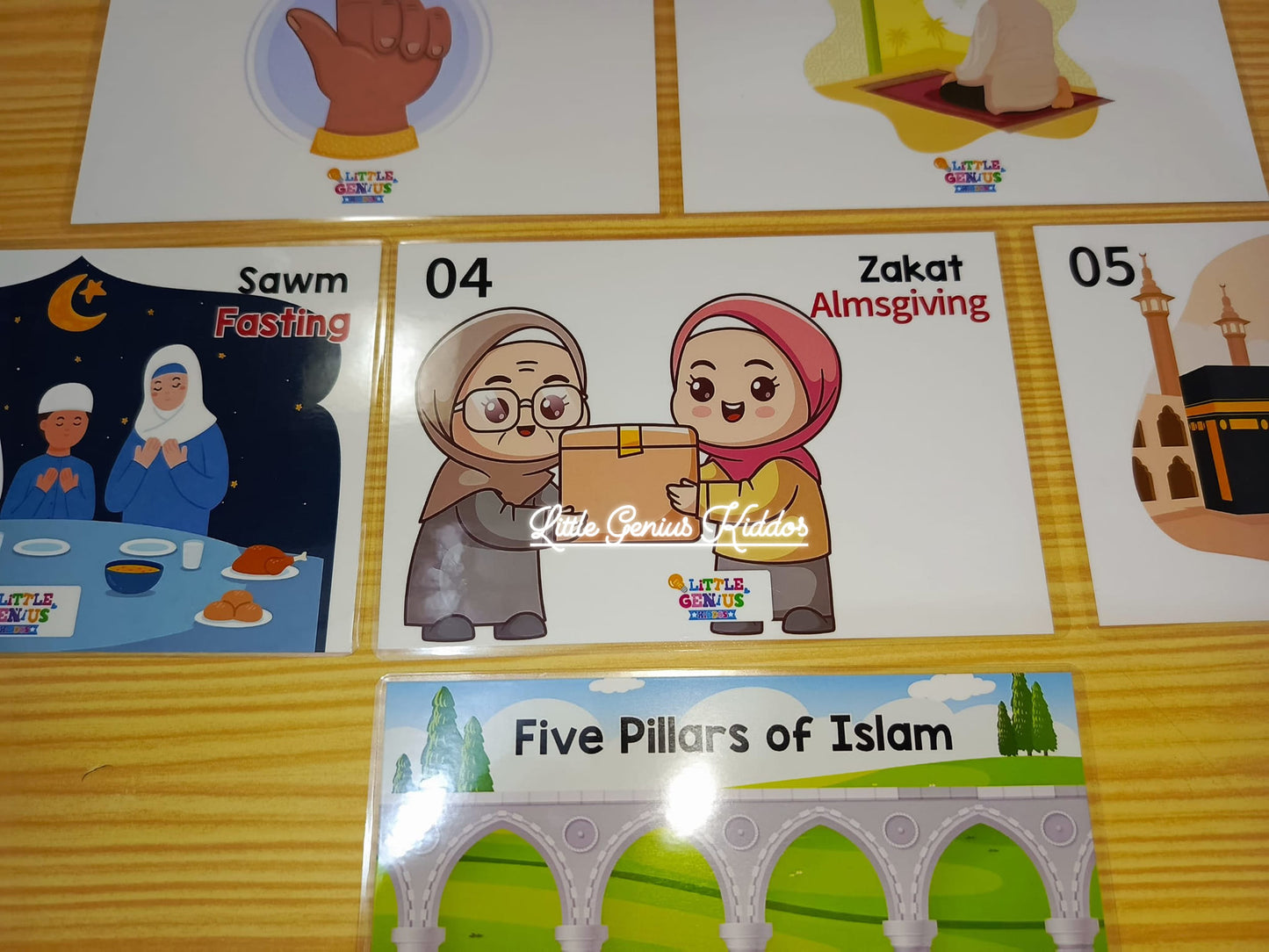 Islamic Knowledge for Kids – Flashcards Bundle