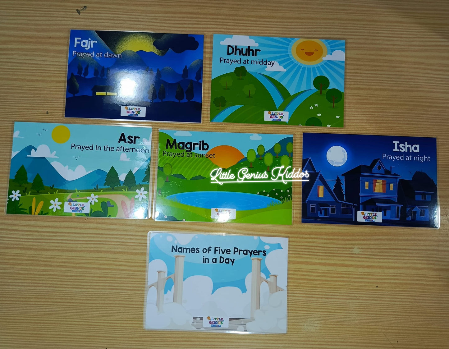 Names of Prayers Flashcards β Islamic Learning Set