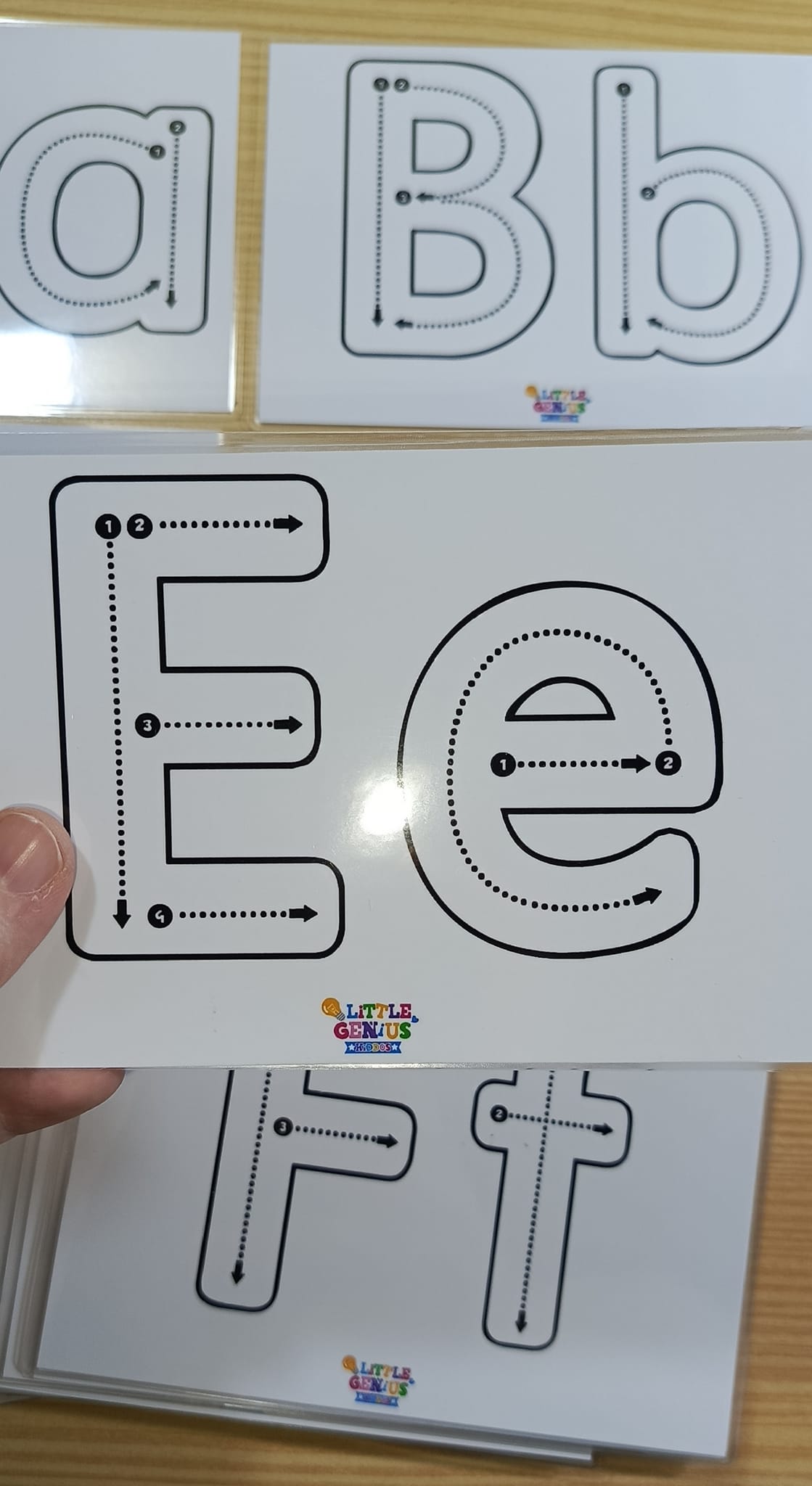 Tracing Alphabet Practicing Flashcards With Marker Included