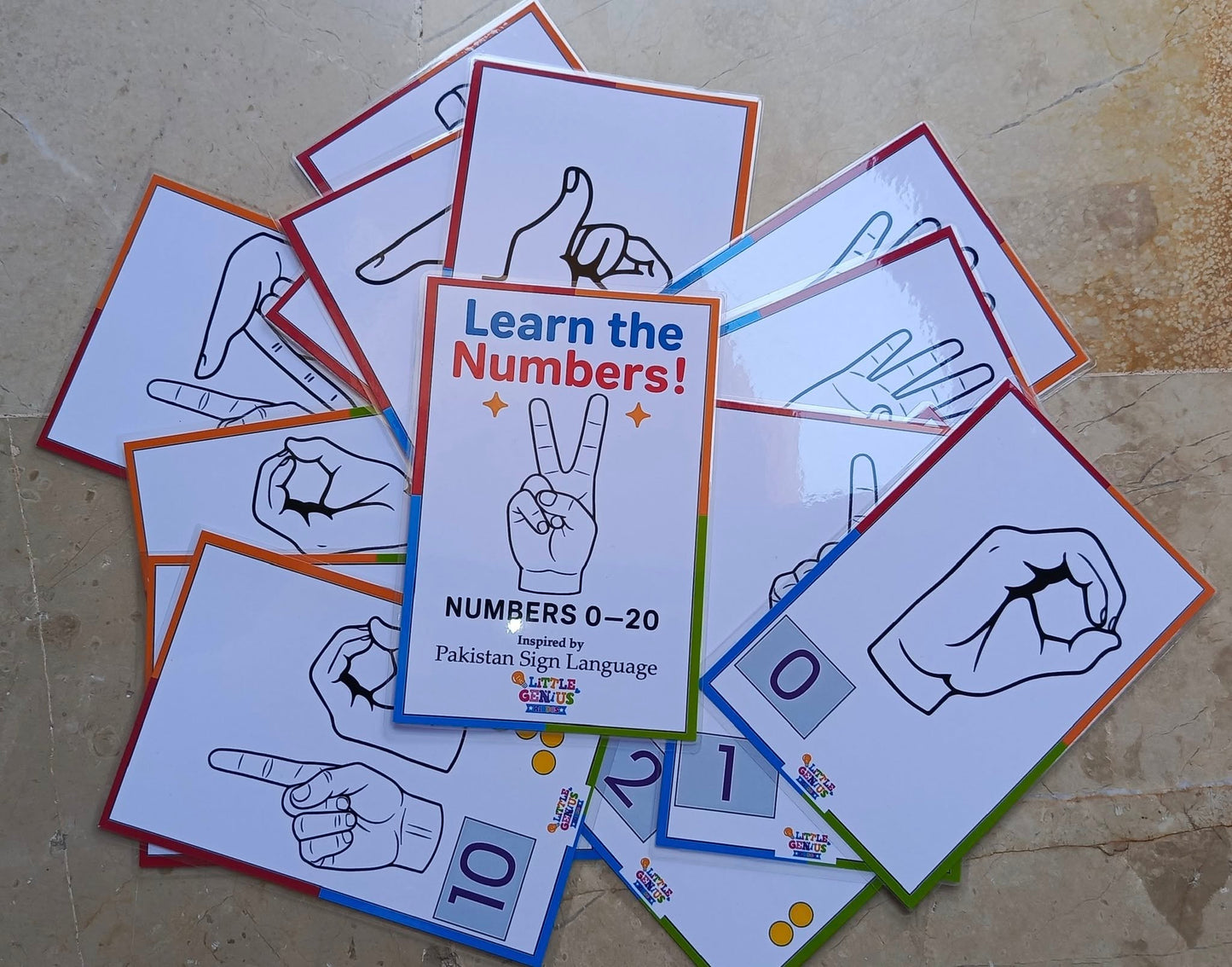 Pakistan Sign Language β 0-20 Flashcards