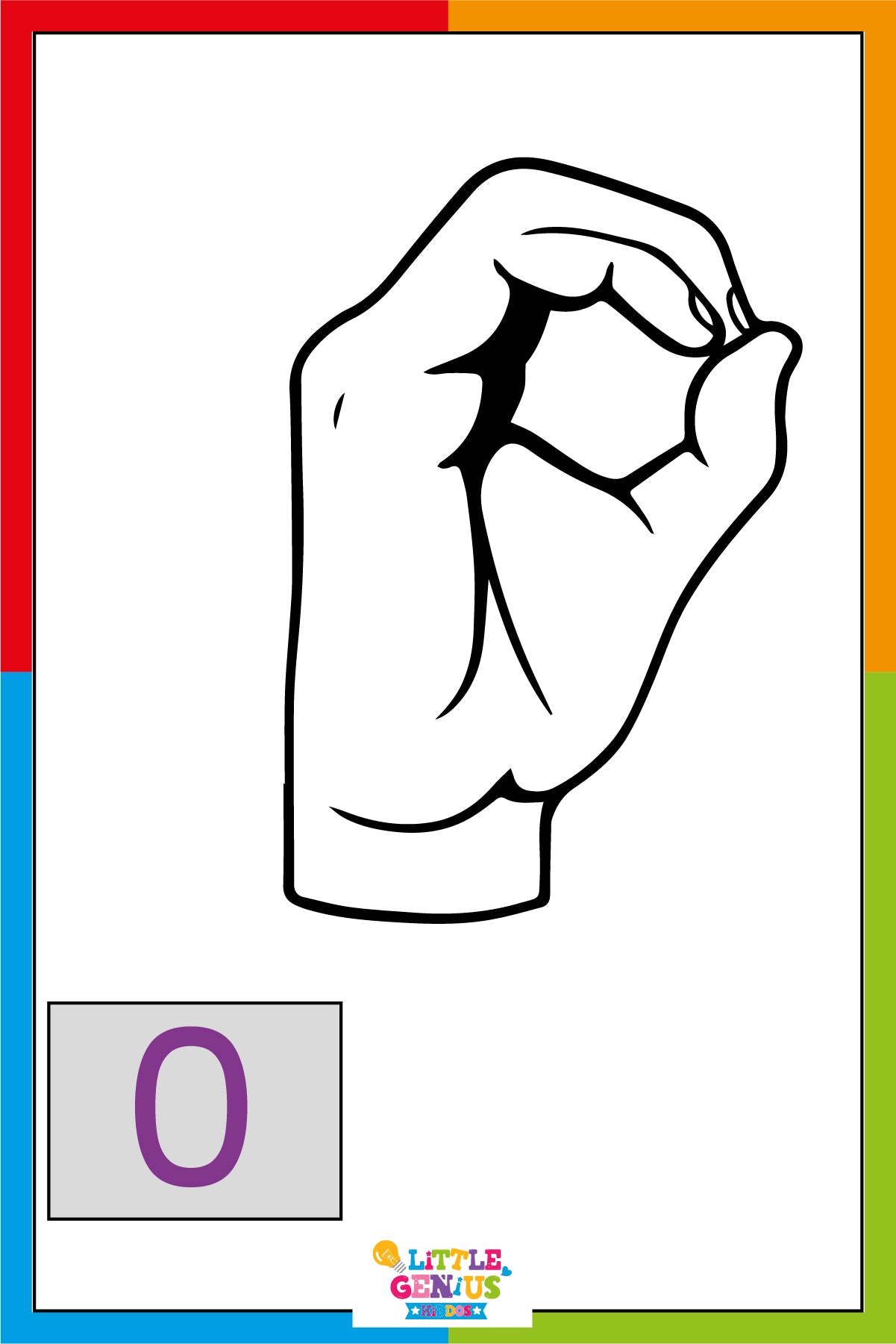 American Sign Language – Numbers (0–20) Flashcards