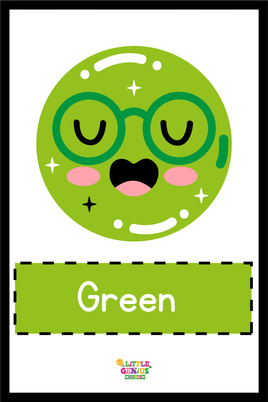 Colors Flashcards With Emojis