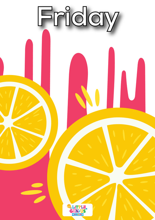 Days of the Week Flashcards