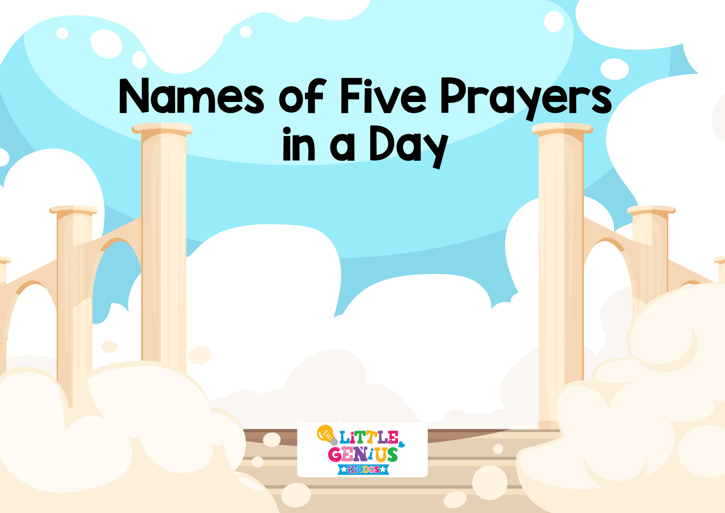 Names of Prayers Flashcards β Islamic Learning Set