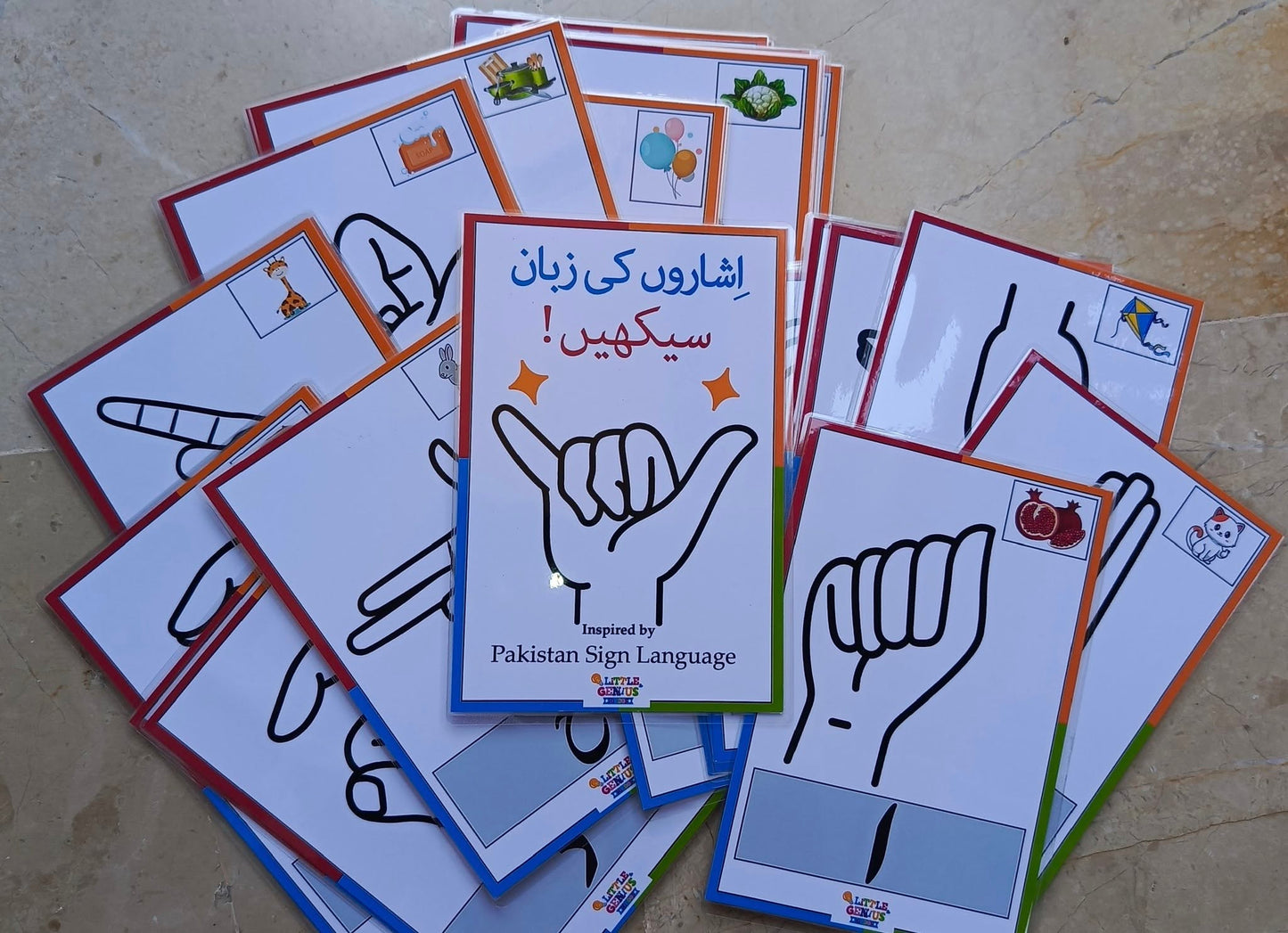 Pakistan Sign Language β Alif se Yay Flashcards