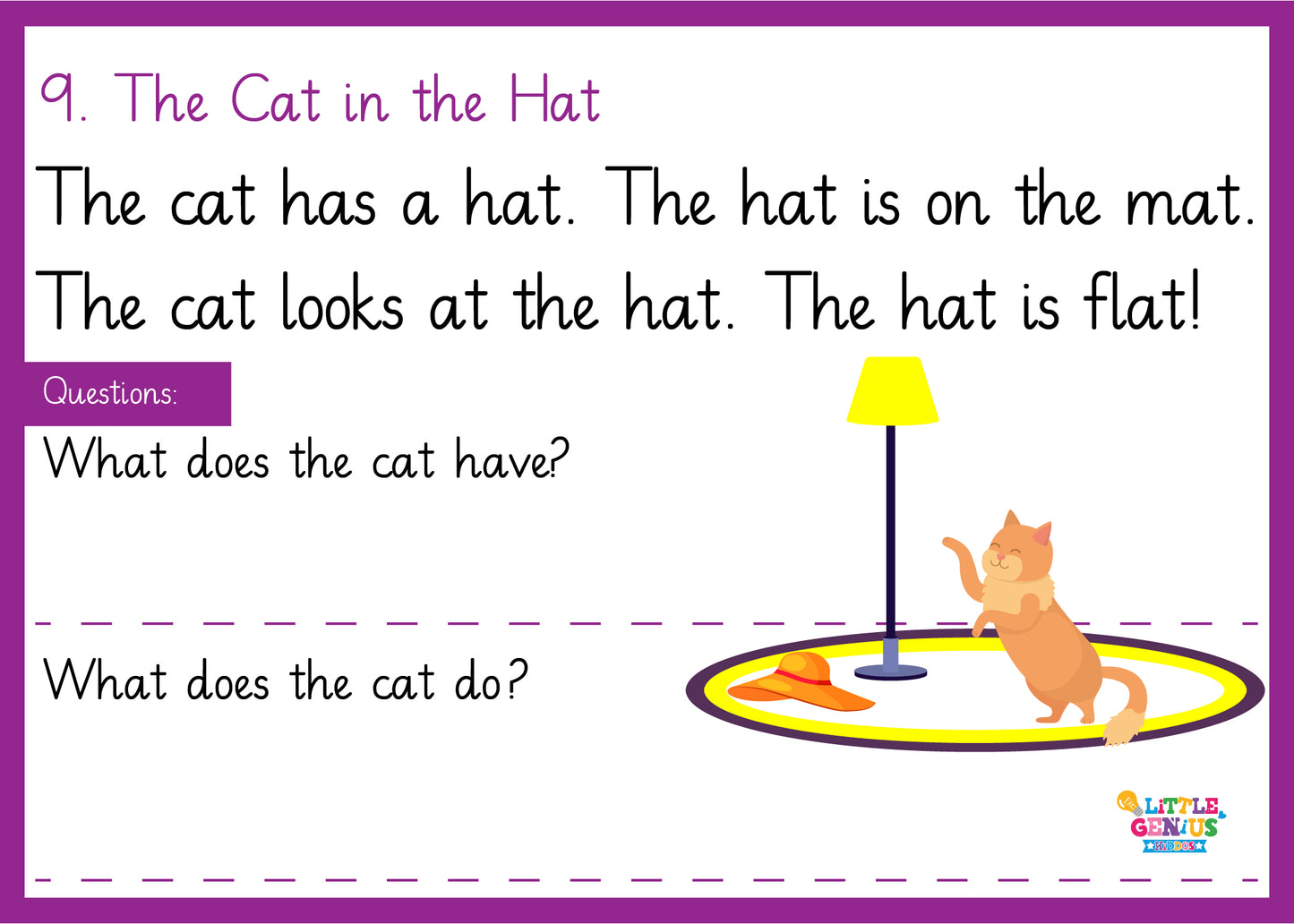 15 Phonics & CVC Comprehension Cards β For Early Readers