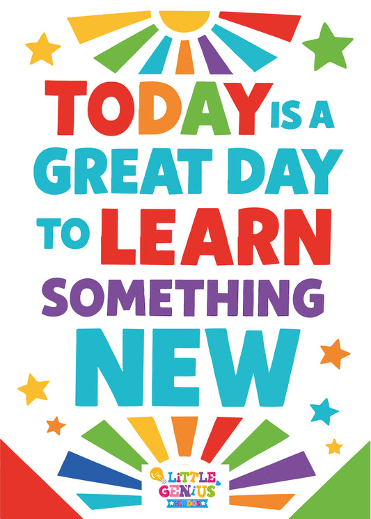 Positive Affirmations Posters for Classroom | 17 A4 Colorful Motivational Wall
