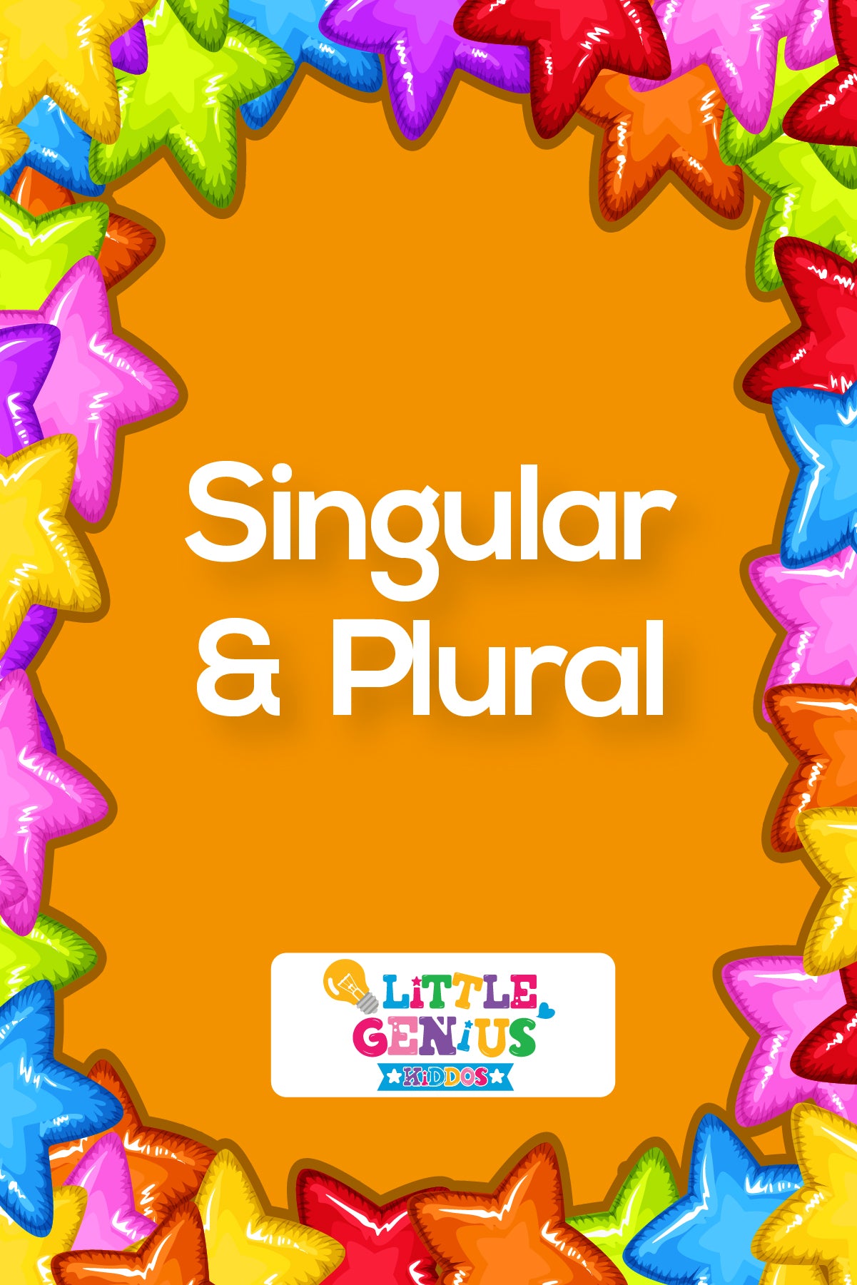 Singular and Plural Flashcards β Set of 24