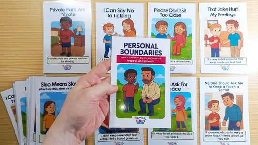 Personal Boundaries Flashcards – Body Safety & Consent Education for Kids | Special Needs & Therapy-Friendly Tool