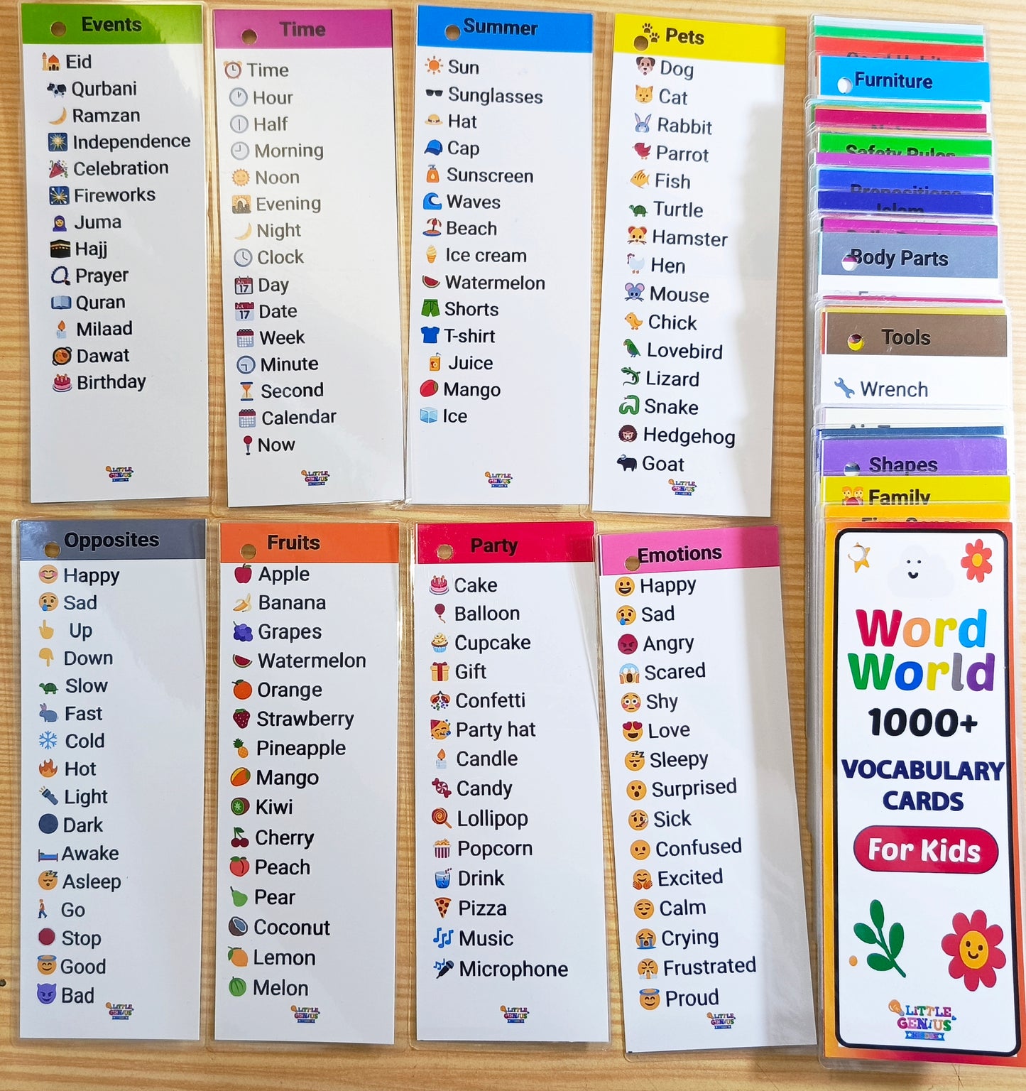 Word World – 1000+ Vocabulary Cards for Kids Flashcards