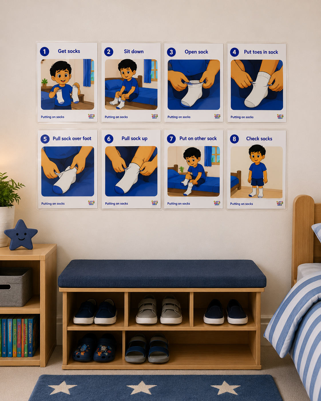 LGK Autism Visual Life Skills System™ | Visual Schedule, Sequencing Activities & Life Skills Flashcards for Autism, ADHD & Special Education ABLLS-R