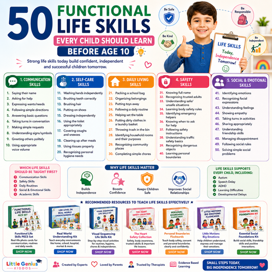50 Functional Life Skills Every Child Should Learn Before Age 10