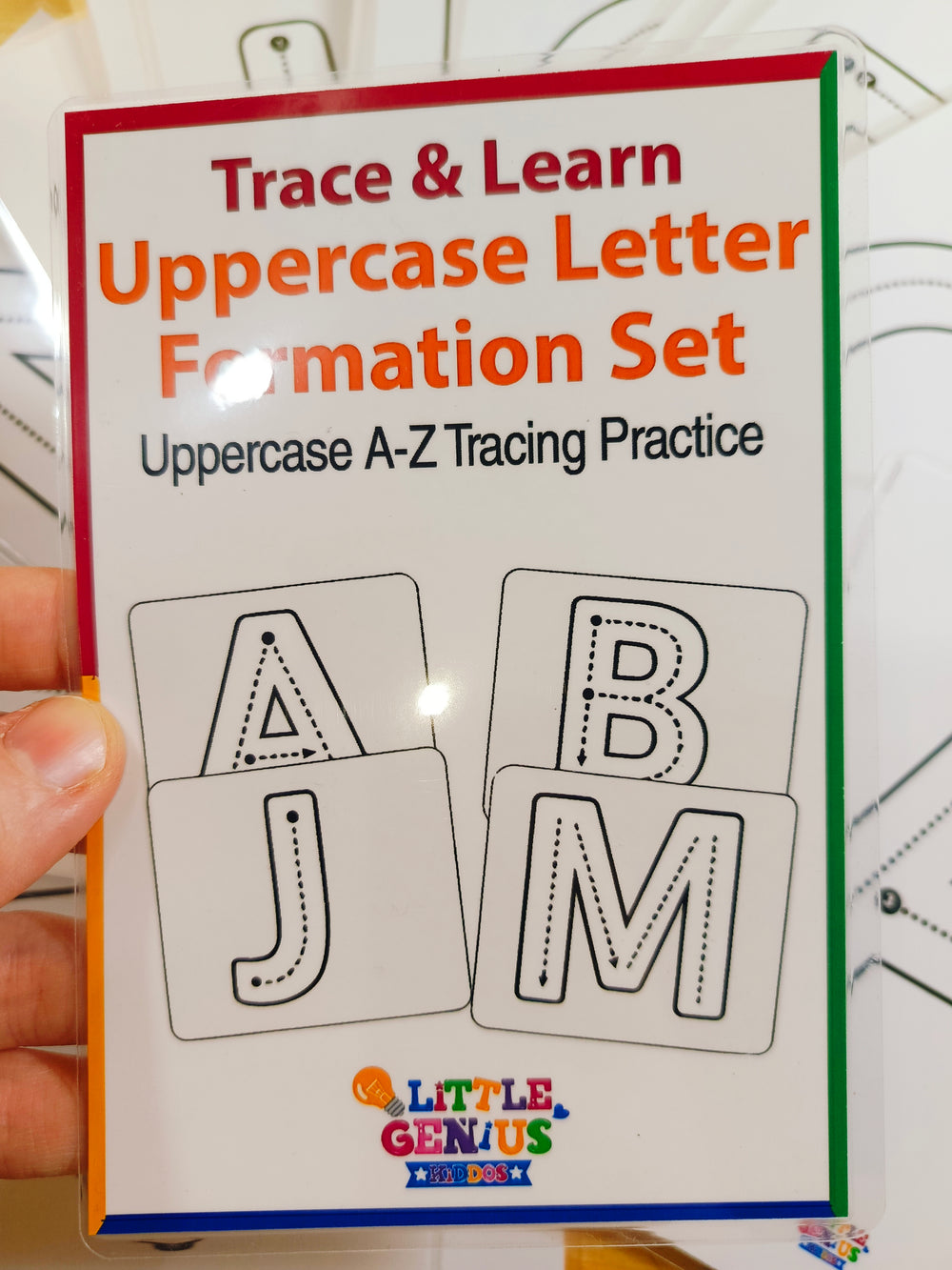 Trace And Learn Uppercase Letters Formation with Marker Included