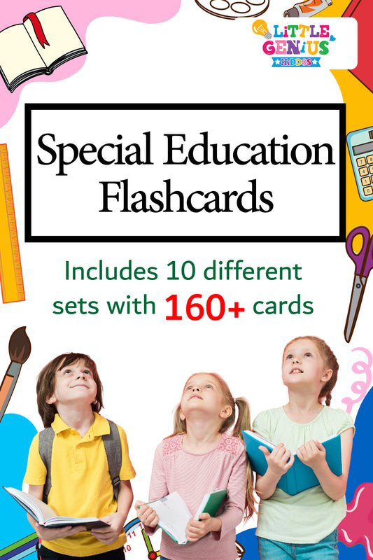 Special Education Flashcards Bundle – Set of 140+ Flashcards