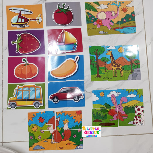 2–3 Piece Early Learning Puzzle Set