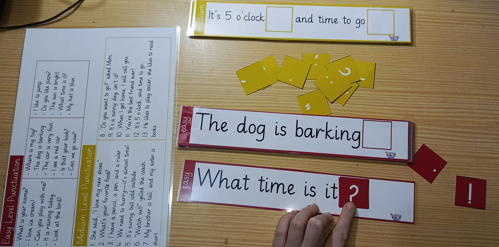 Punctuation Adventure Flashcards English Grammar