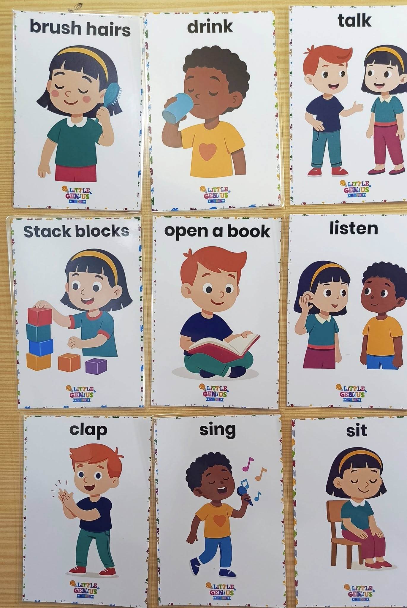 Action Verbs Flashcards