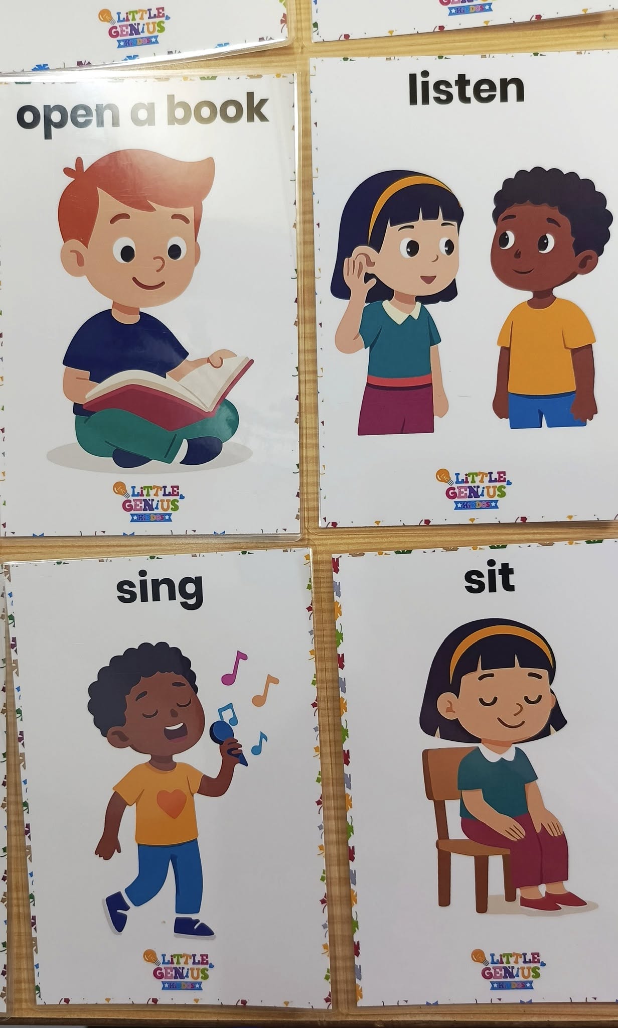Action Verbs Flashcards