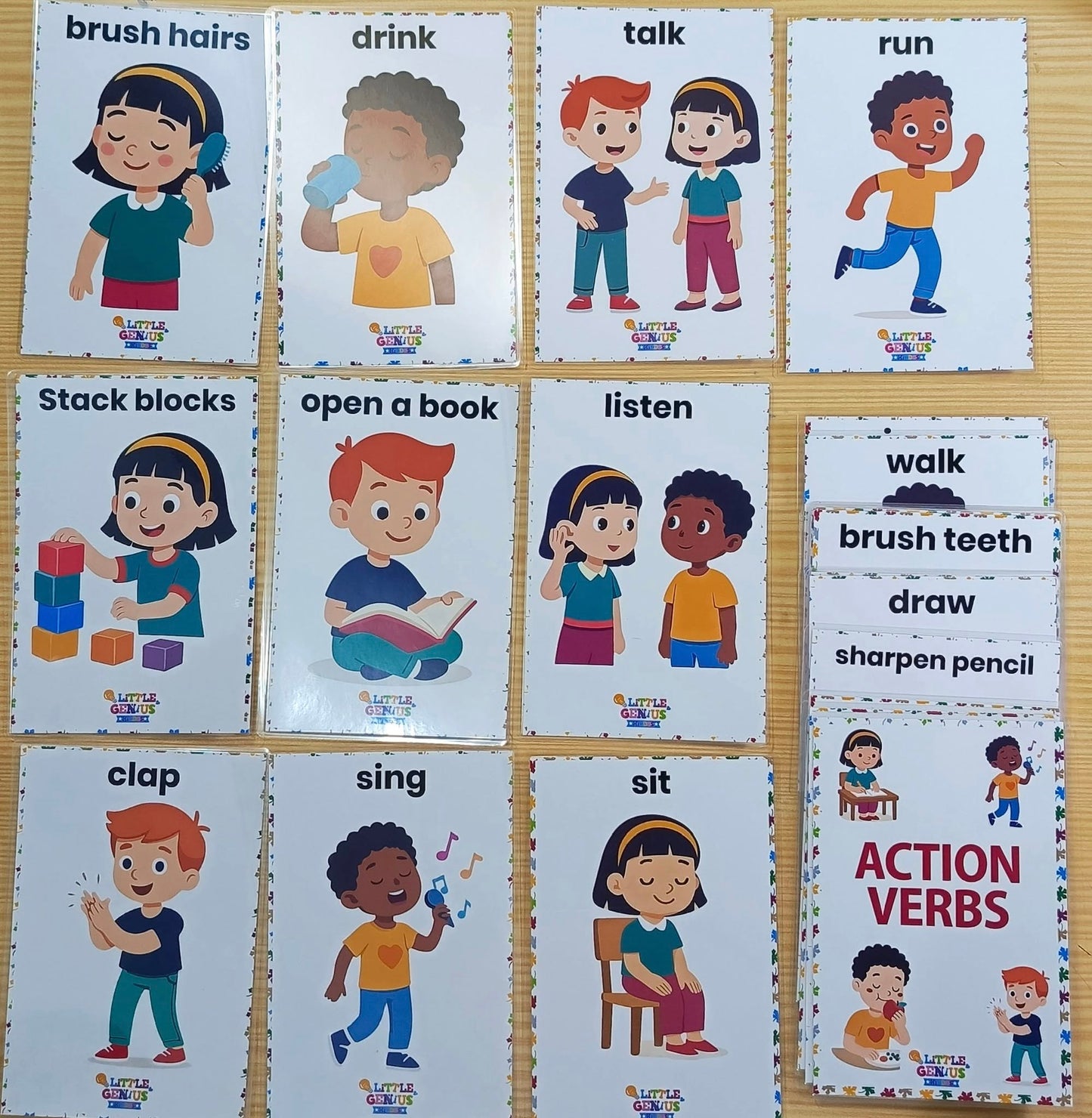 Action Verbs Flashcards