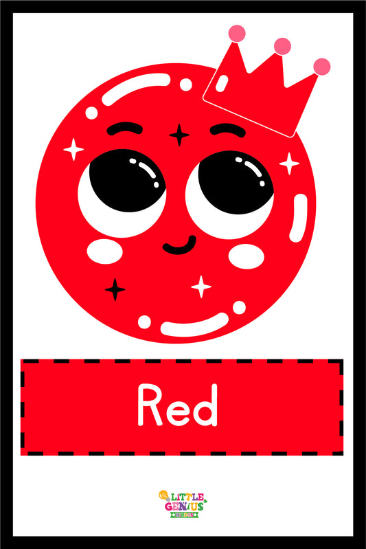 Colors Flashcards With Emojis