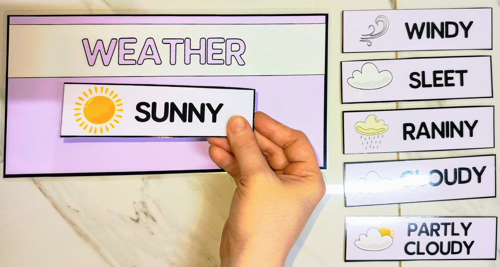 Wall Activity Calendar – Softboard Decor Learning Set for Softboard