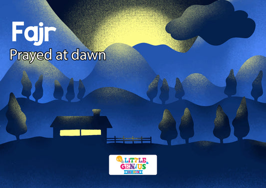 Names of Prayers Flashcards – Islamic Learning Set
