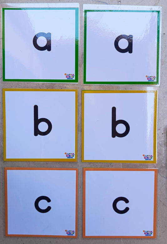 Lowercase Letter Matching Cards (a–z) – Visual Letter Recognition Set