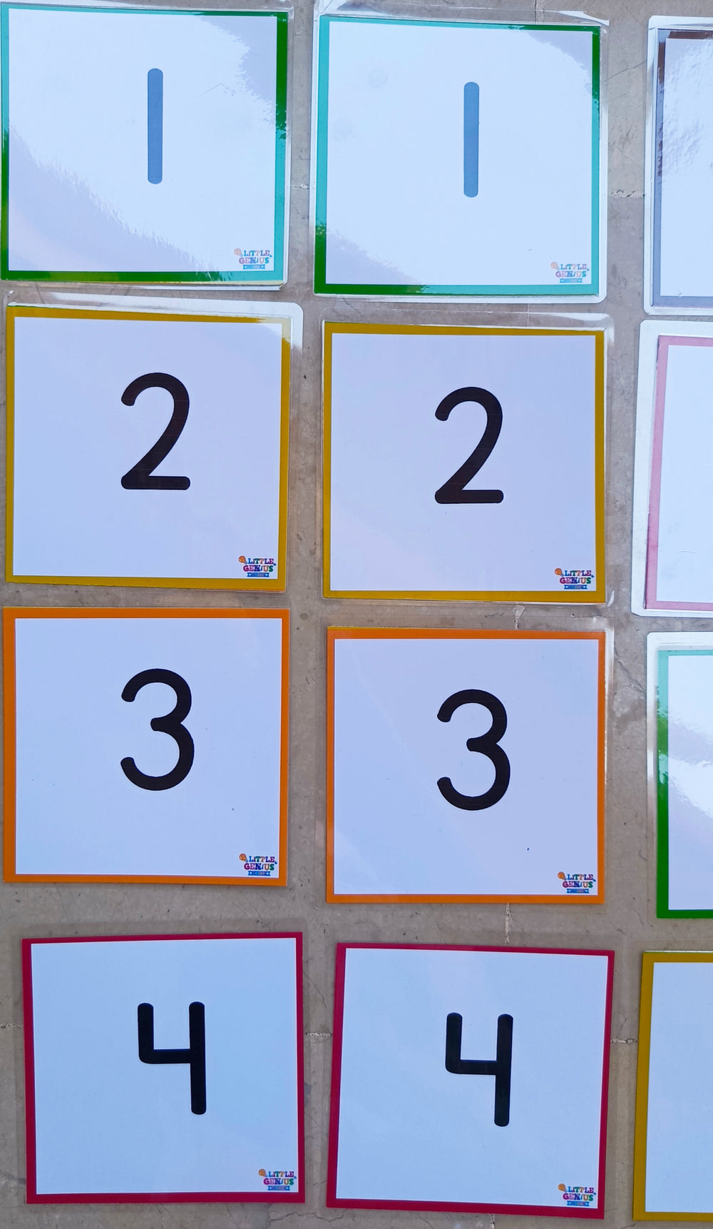 1–50 Number Matching Cards – Visual Number Recognition & Matching Set (ABLLS-R B, C, R)
