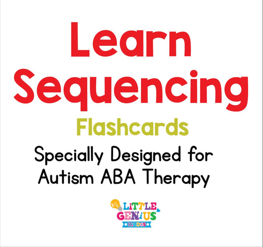 Sequence Flashcards For Behavioral and Special Education