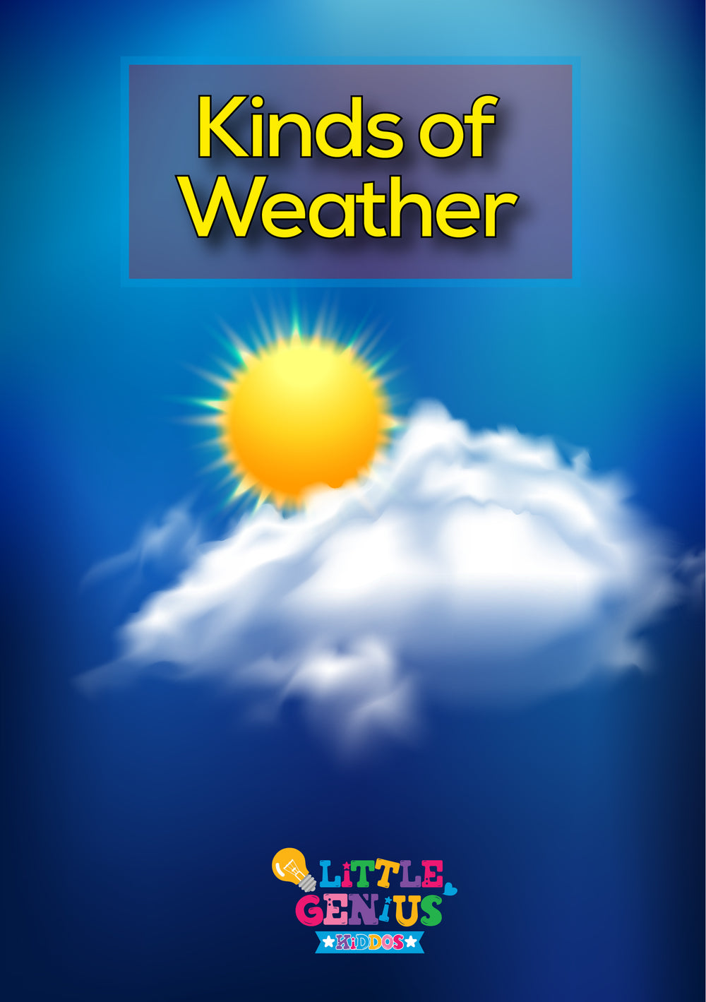 9 Kinds of Weather Flashcards – Early Learning Set