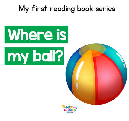 Where Is My Ball? Adaptive Book – A5 Size, Velcro-Based