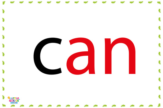 CVC Words And Picture Flashcards
