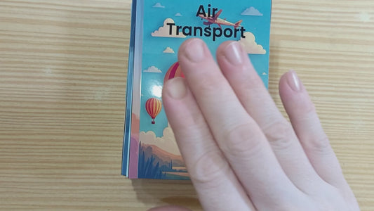Types of Transportations flashcarde bundle