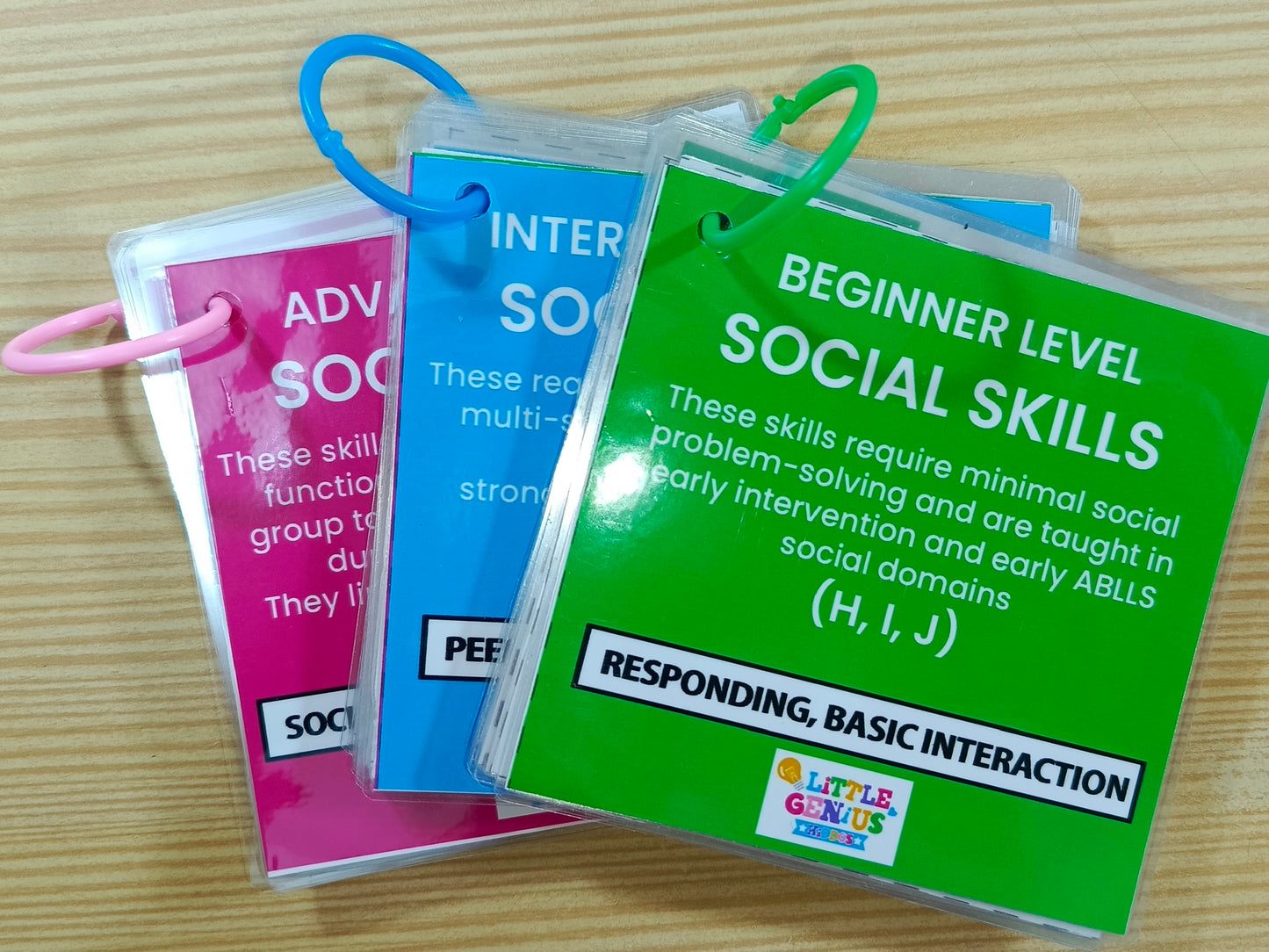 Supports learning areas found in ABLLS-R Domains (H, I, J, K, L) — the essential social foundations every child needs