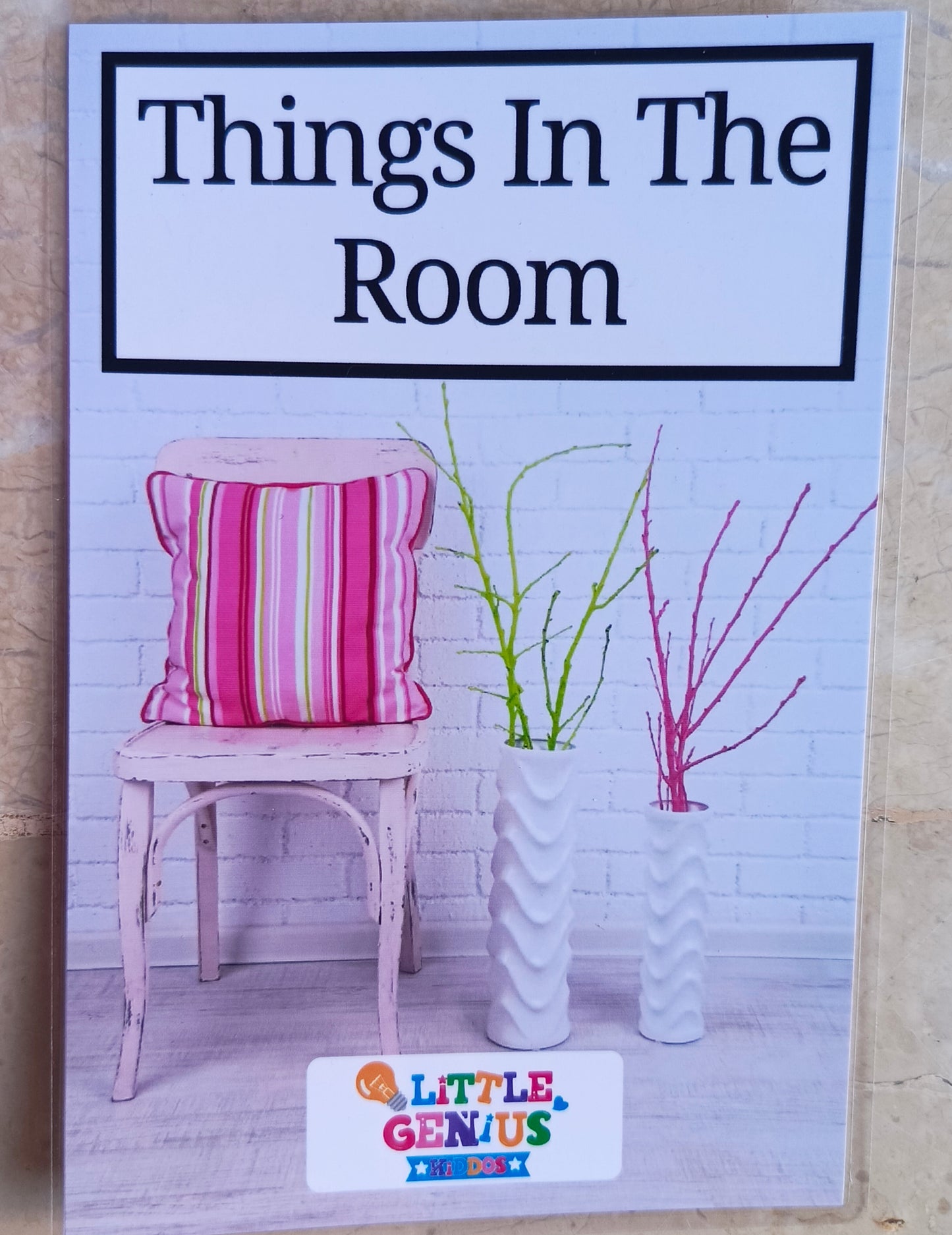 Things in the Room – Real Picture Flashcards (30 Cards | Language-Free | 4×6 inches)