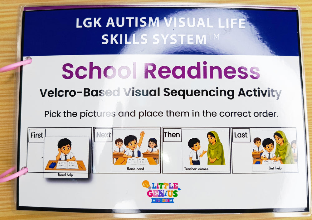 LGK Autism Visual Life Skills System™ | Visual Schedule, Sequencing Activities & Life Skills Flashcards for Autism, ADHD & Special Education ABLLS-R