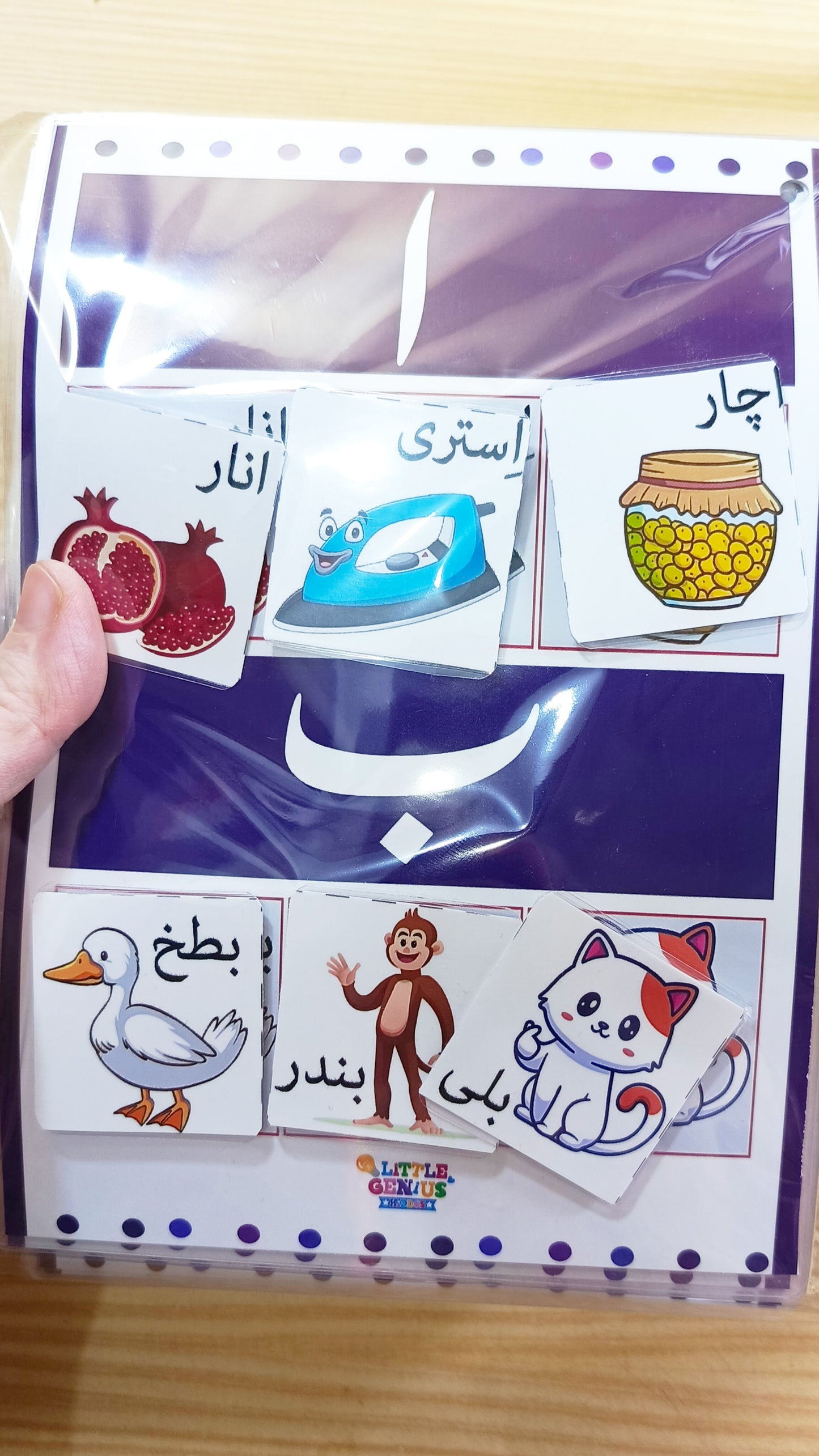 Urdu Sticking Vocabularies Activity