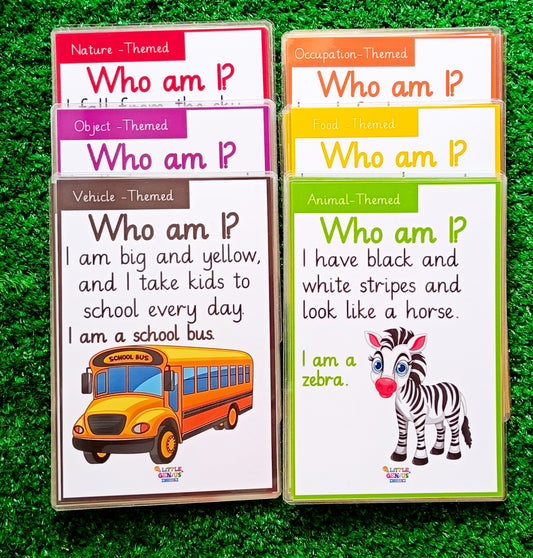 30 Who Am I? Flashcards Game – Guess, Learn &amp; Explore