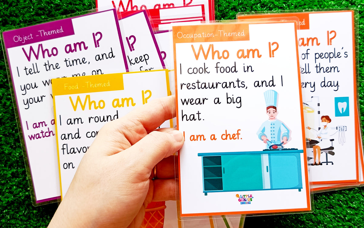 30 Who Am I? Flashcards Game – Guess, Learn &amp; Explore