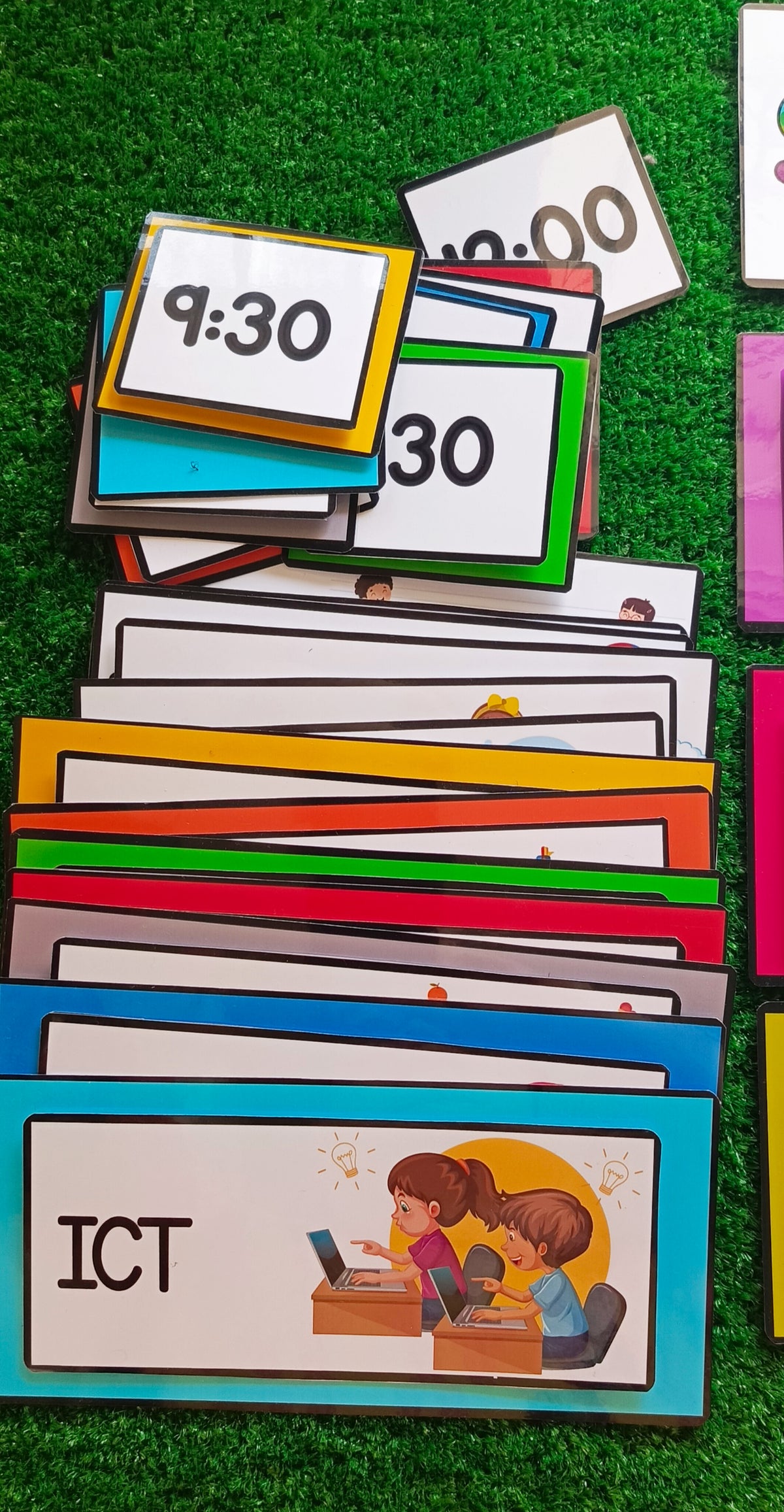 Classroom Schedule With Stick-ons For Classroom Decor