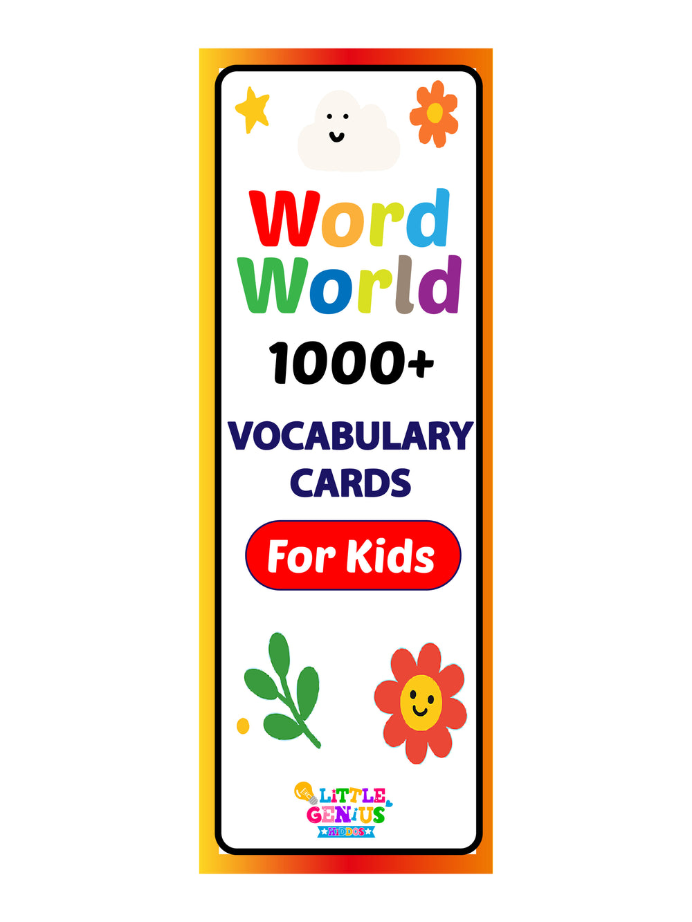 Word World – 1000+ Vocabulary Cards for Kids Flashcards