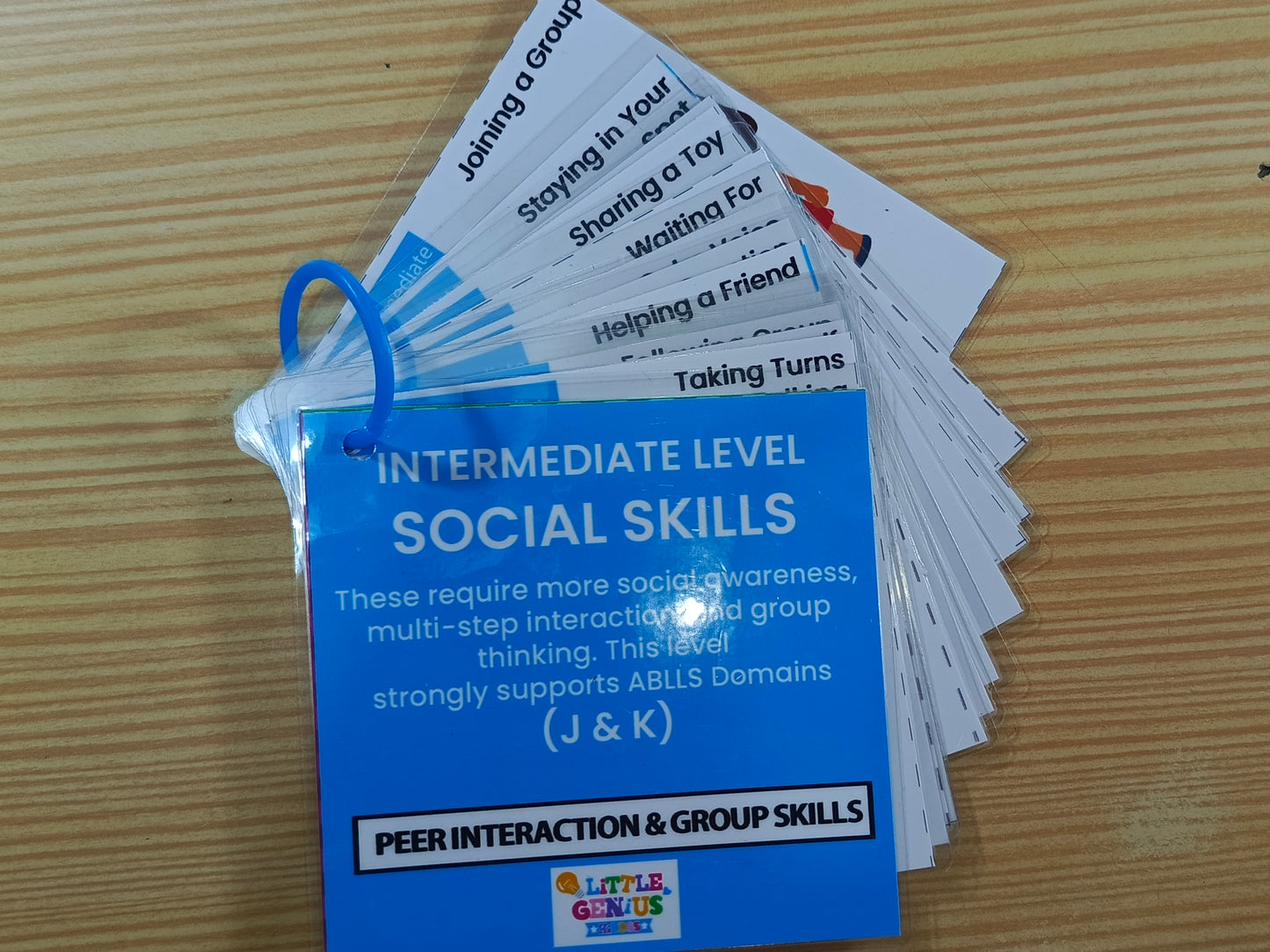 Supports learning areas found in ABLLS-R Domains (H, I, J, K, L) — the essential social foundations every child needs