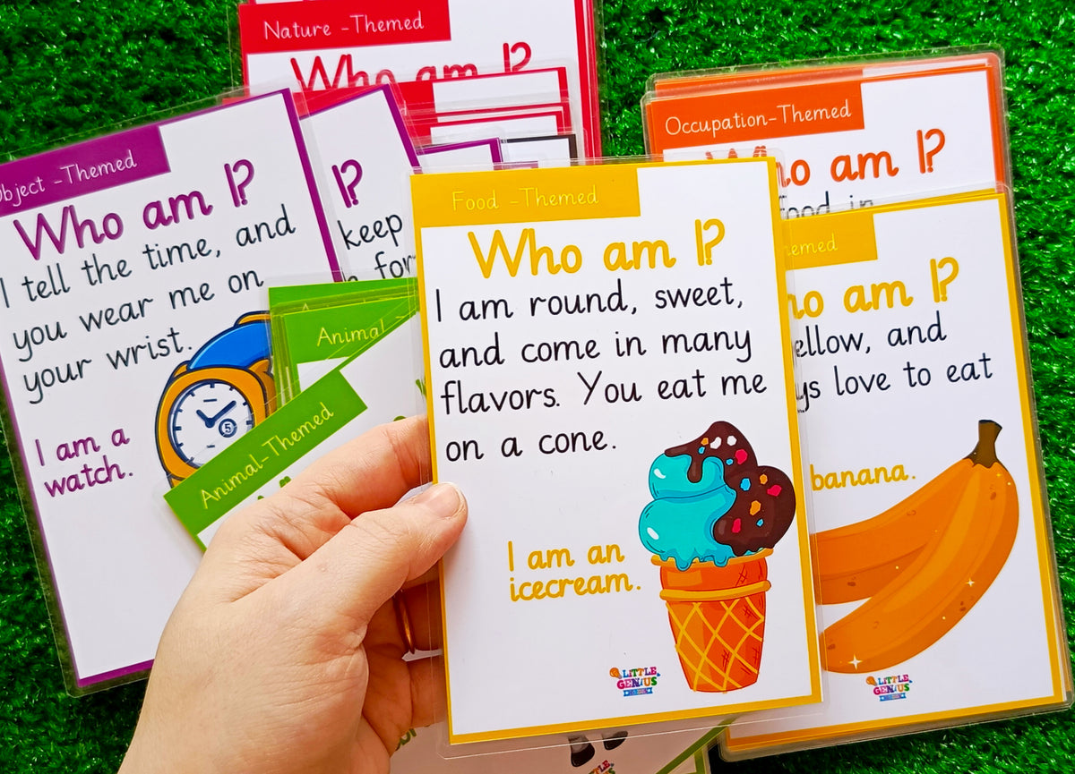 30 Who Am I? Flashcards Game – Guess, Learn &amp; Explore