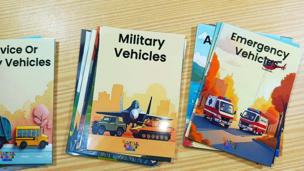 Types of Transportations flashcarde bundle